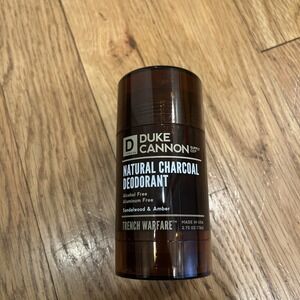 Duke Cannon Sandalwood Amber Deodorant Trench Warfare  -‎ NEW Discontinued
